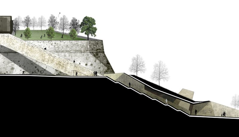 Lift System To The Old Town