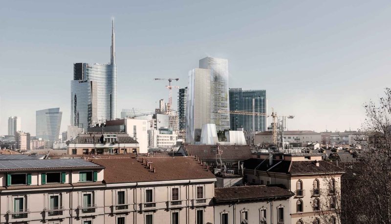 Womb - Office Tower in Milan, Italy