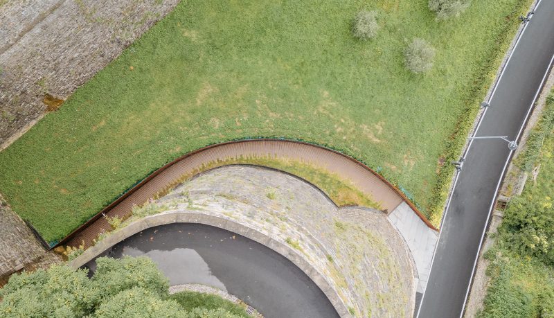 Pedestrian link to the San Giovanni bastion of the Venetian Walls - Bergamo, Italy